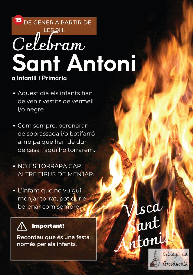 15 gener: Sant Antoni a la Porciúncula