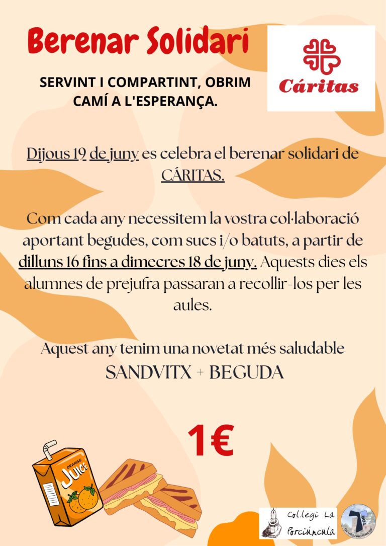 Berenar per CARITAS