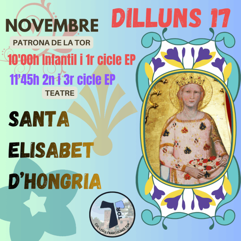 Dia 17. Santa Elisabet d’Hongria