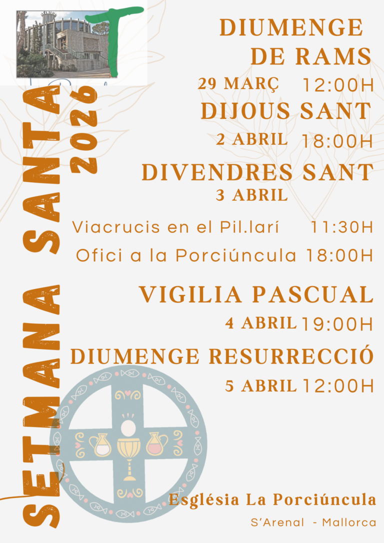 Setmana Santa a la Porciúncula